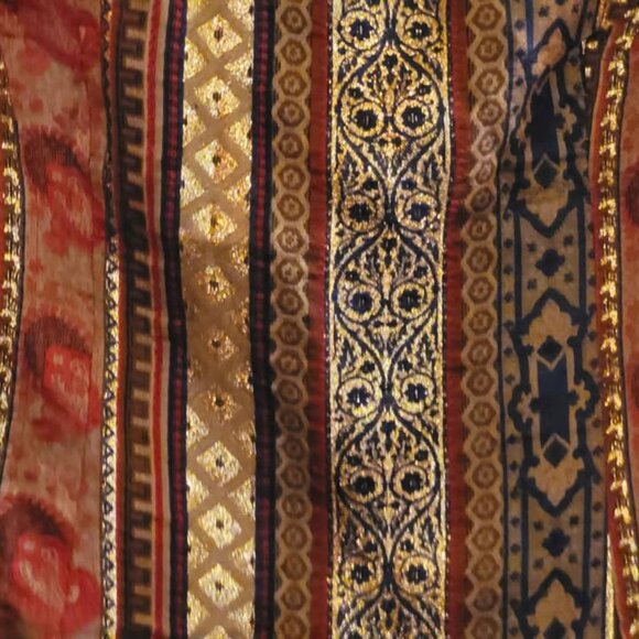 Vintage 1960s Italian Jacquard Dress, size S/M - Picture 7 of 12